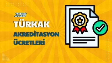 2026 Akreditasyon Ücretleri