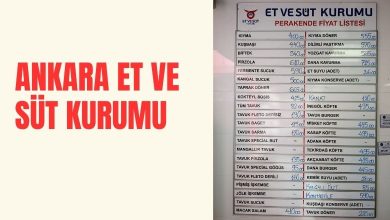 Ankara Et ve Süt Kurumu Et Fiyatları Listesi